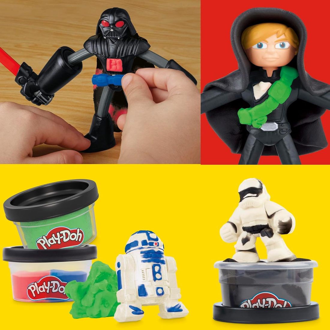 Play-Doh Star Wars Squish & Slice Lightsabers Playset, view 3