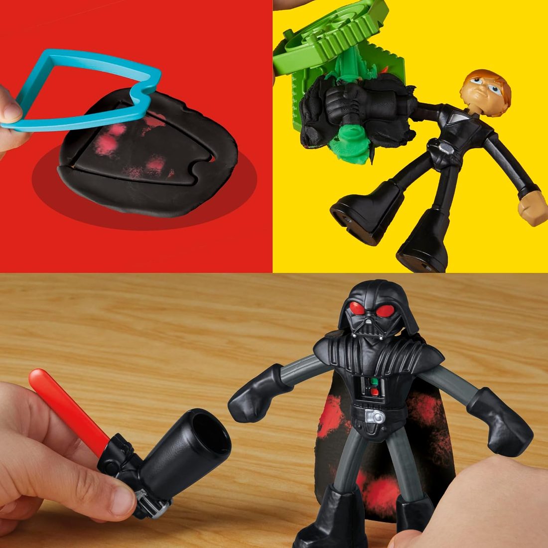 Play-Doh Star Wars Squish & Slice Lightsabers Playset, view 4