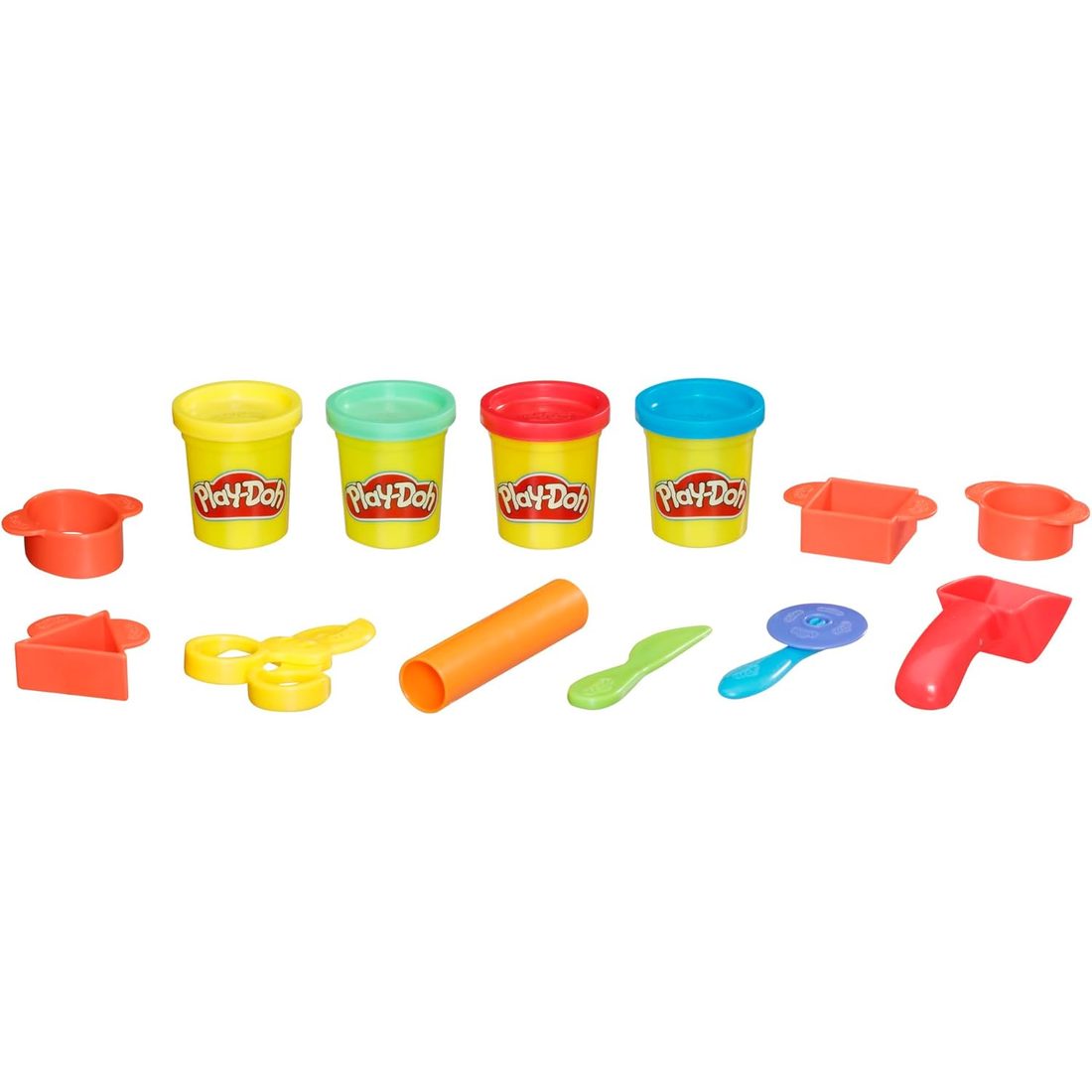 Play-Doh Starter Set with Storage Tote and 4 Cans, view 4