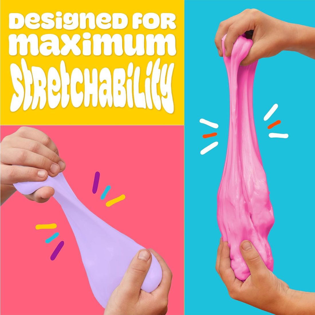 Play-Doh Super Stretch Slime 12-Pack Variety, view 5