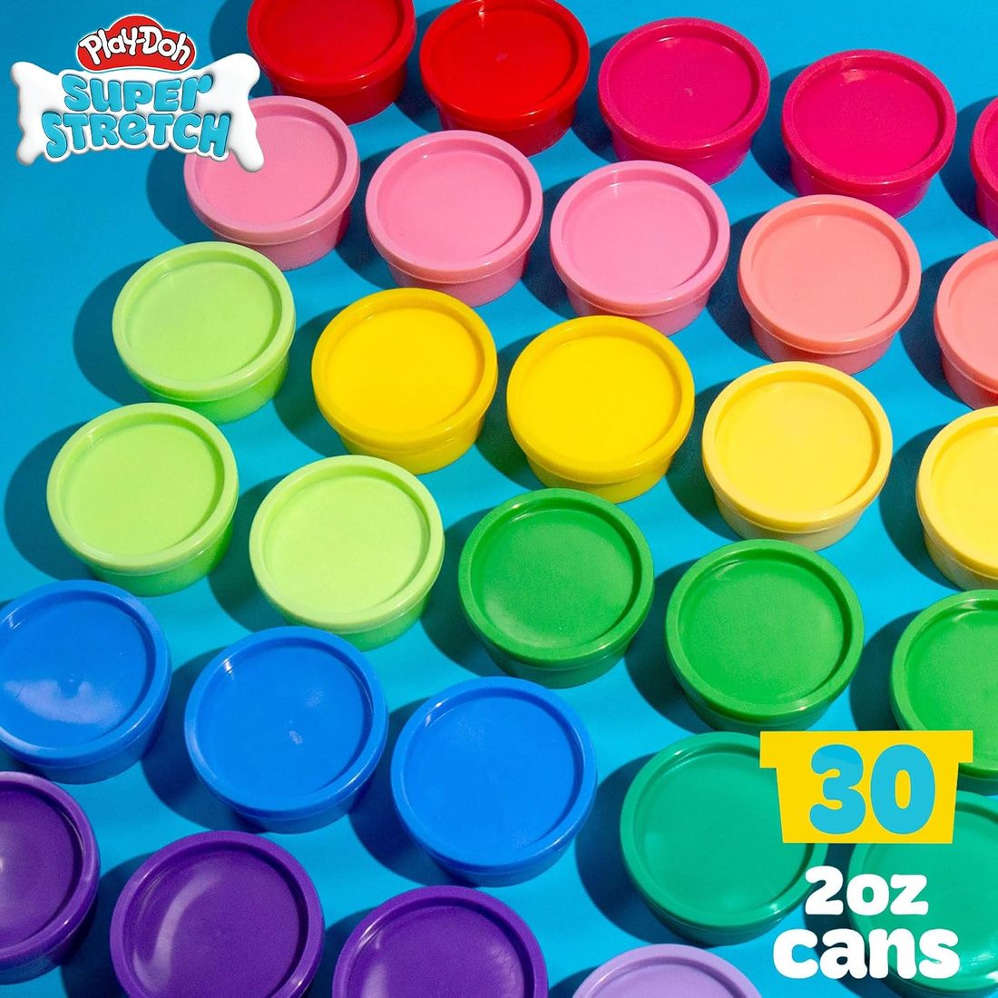 Play-Doh Super Stretch Slime 30-Pack Variety, view 3