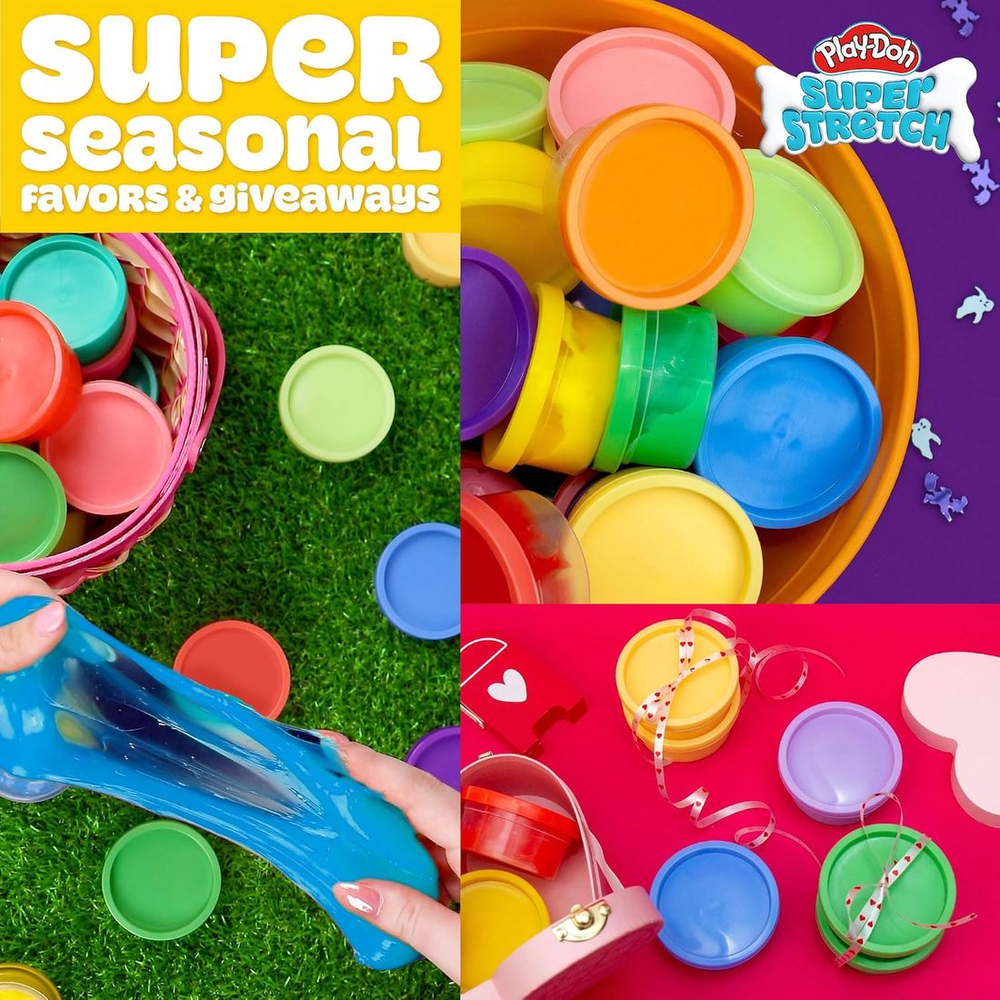 Play-Doh Super Stretch Slime 30-Pack Variety, view 4