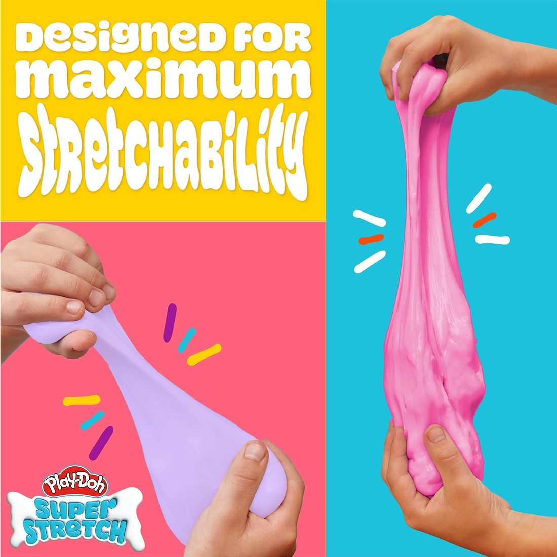 Play-Doh Super Stretch Slime 30-Pack Variety, view 6