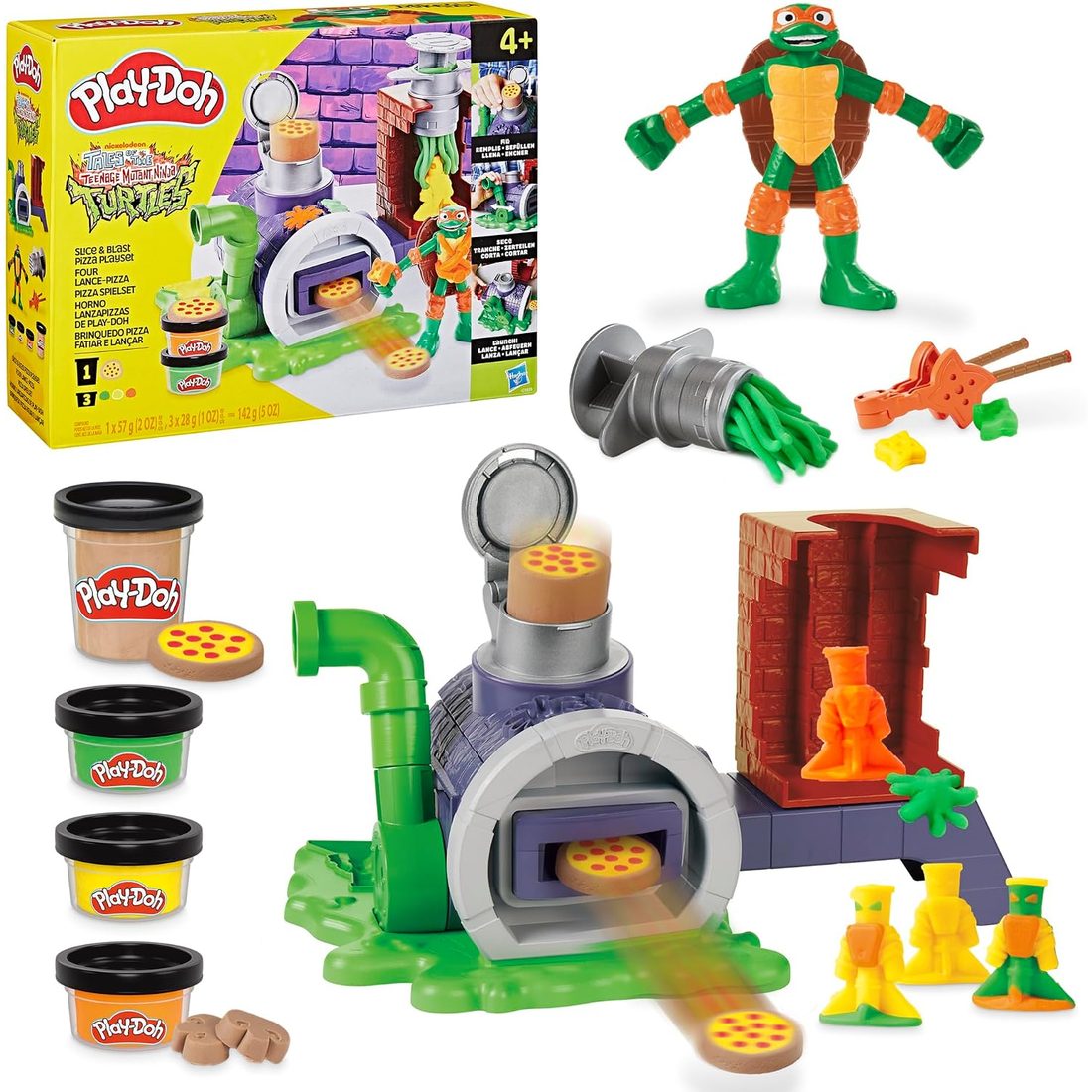 Play-Doh TMNT Slice & Blast Pizza Playset