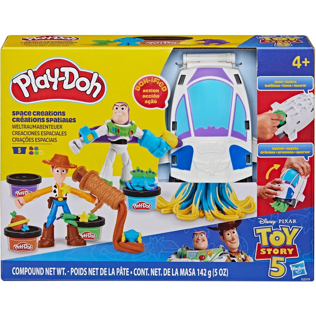Play-Doh Toy Story 5 Space Creations Playset, view 2