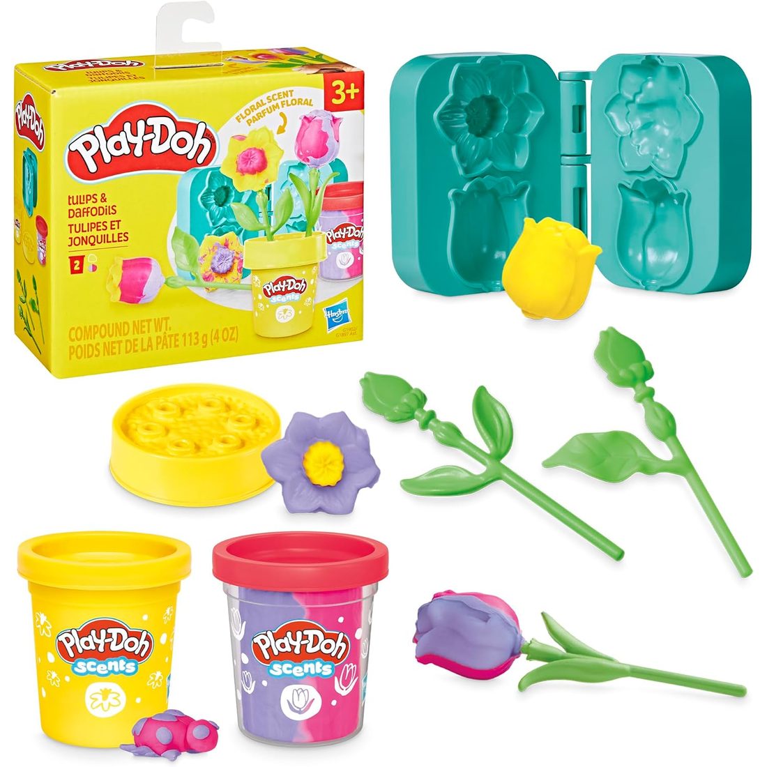 Play-Doh Tulips & Daffodils Flower Set